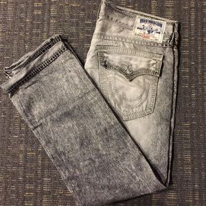 True Religion Jeans “Black Acid Wash”